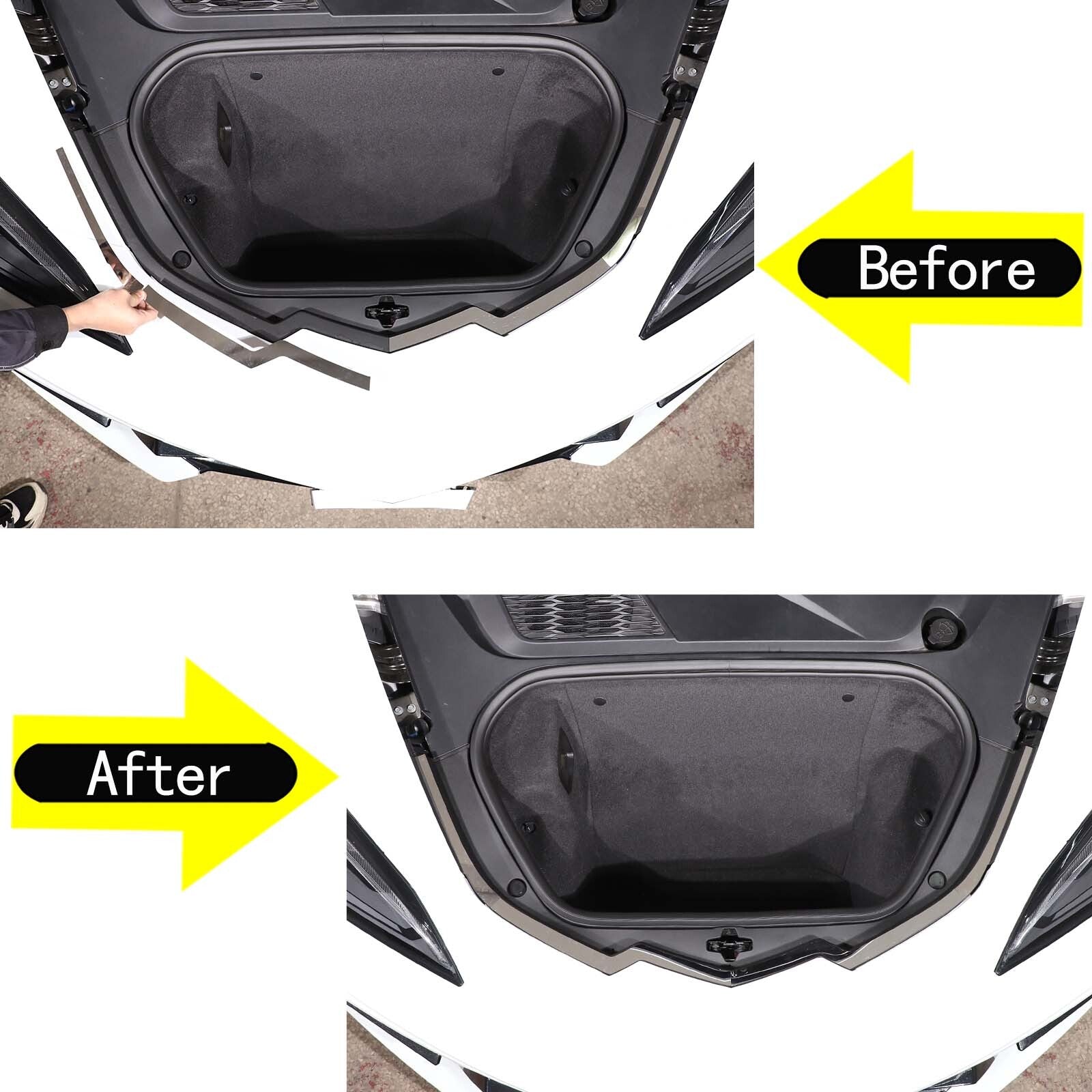 ya 1 8.5.2 3-Piece Air Cover Grille Flow Heater Hose Hole Cover for FJ Cruiser 2007-2021