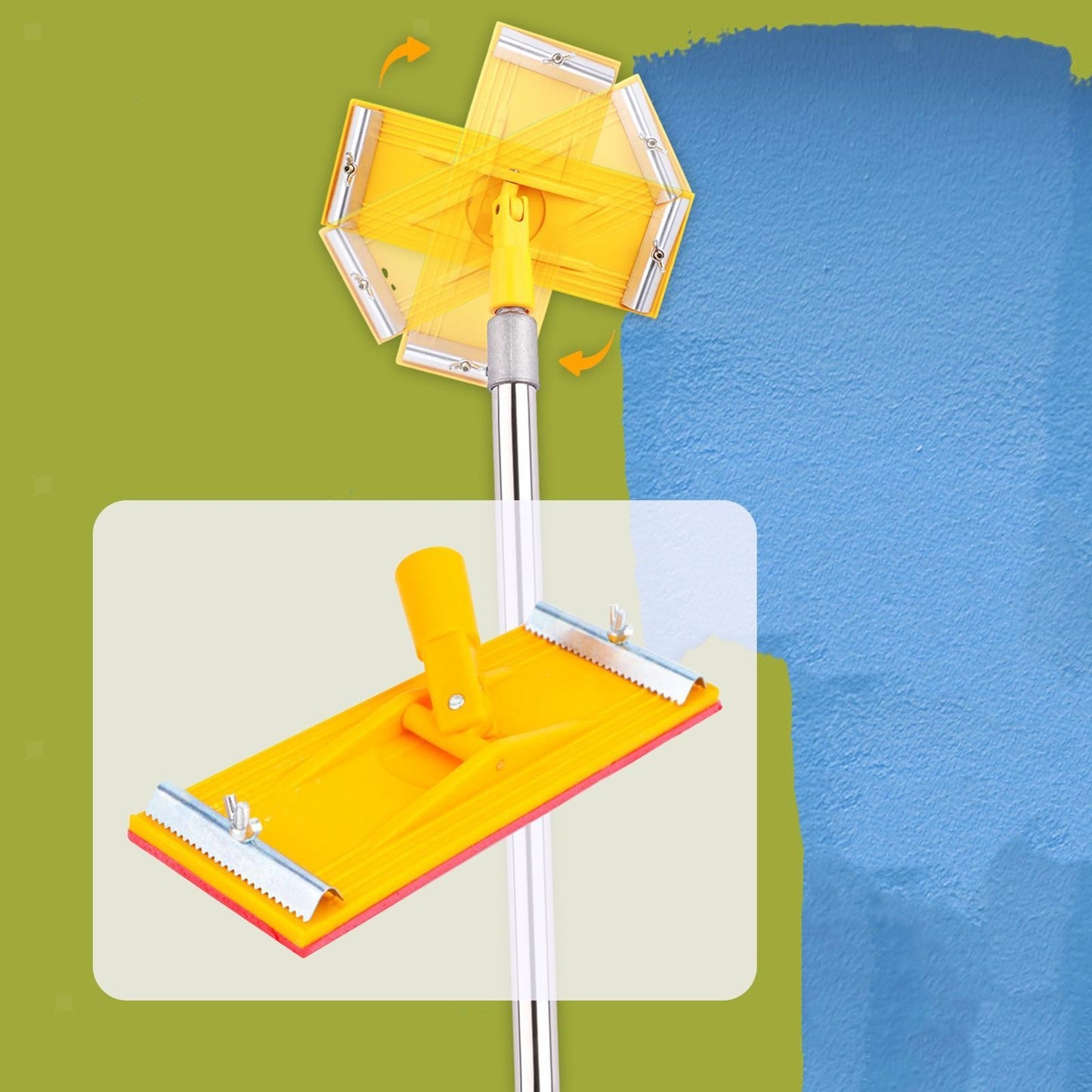 ya 17 360¡ã Swivel Sandpaper Holder Multifunctio l Lightweight Wall Sanding Tool