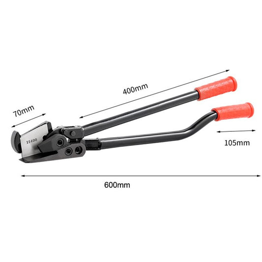 H400 Strapping Cutter Dismantling Scissors Packaging Heavy Steel Strip Shear New