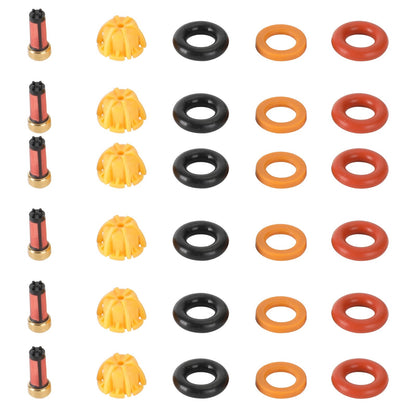 ya 1 8.12 baidi 6 set Fuel Injectors Repair Seal Kit for M3/323is/325is/525i E36/E34/M50/S50