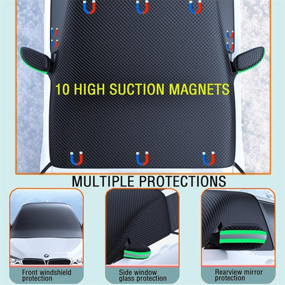 ya 5 8.7 Magnetic Car Snow Shield Frost Prevention Front Windshield Snow Sun Thickened