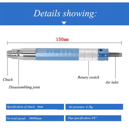 ya 17 Pneumatic Engraving Pen Lettering Tool Air Chisel Word Pen Grinding Machine