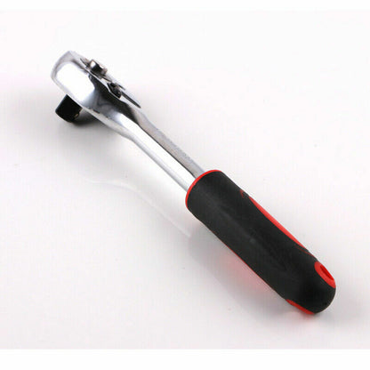 ya 26 46pcs Car Ratchet Torque Wrench Kit Hand Tools 1/4-Inch Socket Set Tool With Box