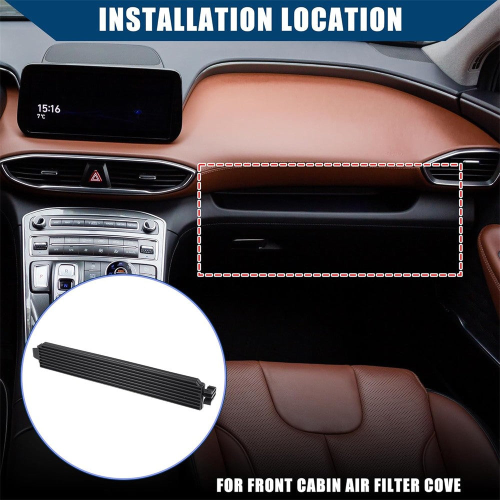 ya 12 5.22 1PCS Car Cabin Air Filter Access Cover 97129-3S000 for Hyundai Santa for Kia Cadenza