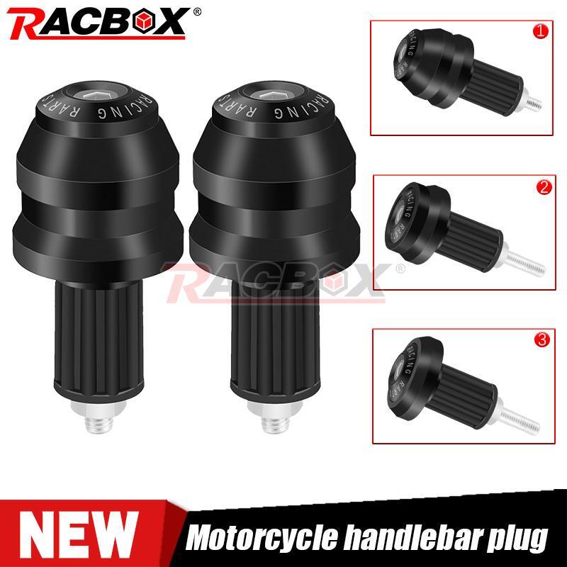 ya 3 6.25 Universal Motorcycle Handlebar Bar End Plug Caps Grips Slider 7/8 Aluminum CNC
