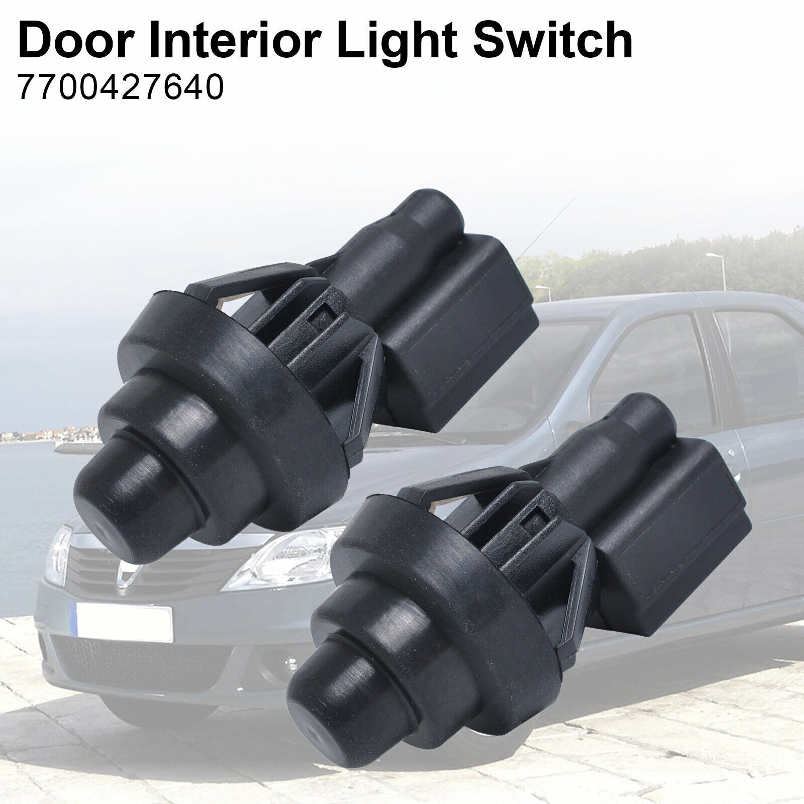 ya 1 8.5.1 2X Door Interior Light Switch For Clio Mk2 Kangoo Megane 7700427640 d