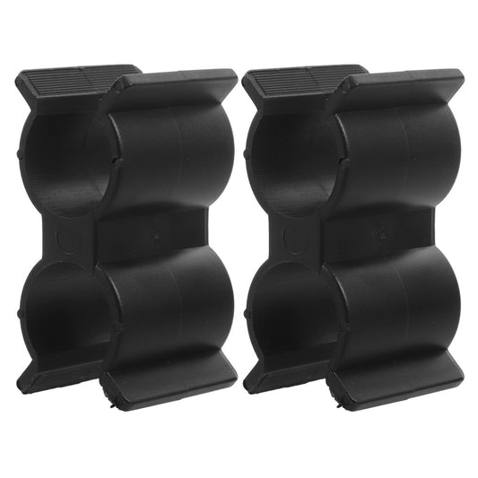 ya 2 7.16 2 Pcs Pipe Clamps Marine Double Port Clips Fixing Shelf Connector