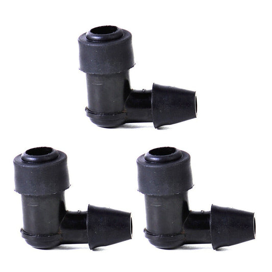 ya 2 6.27 3 Pieces 90 Degree Non Resistor-Plug Cap Cover For Motorcycle Bike ATV