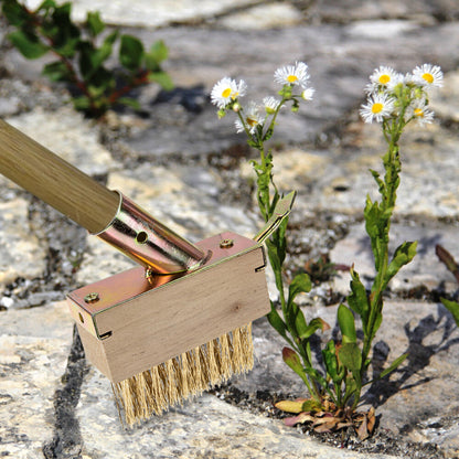 ya 17 manual Brush Moss Scraper Brush Wacker Weeding Brush Moss