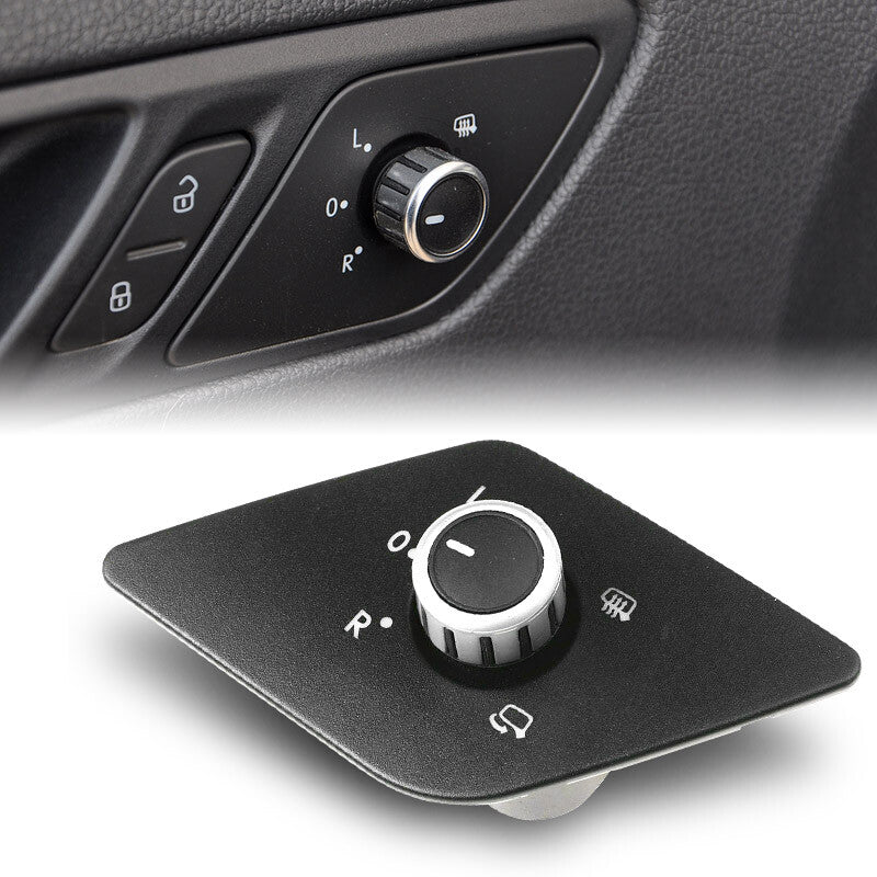 ya 13 Side Mirror Switch Knob w/ Heat for VW for Jetta MK6 5C7 959 565C 6Pin 2011-2014