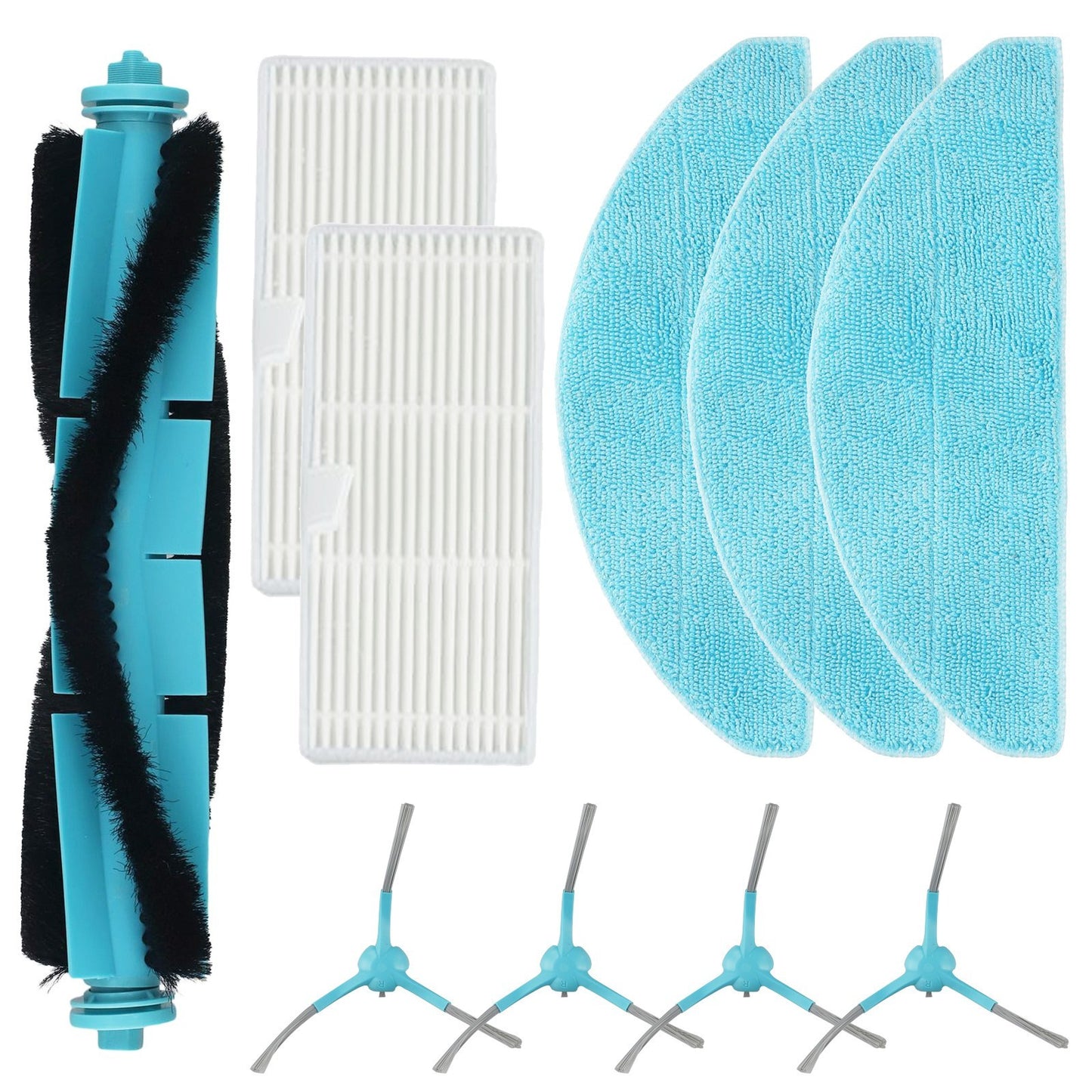 ya 25 Maintain Optimal Performance with Main Side Brush Filter Mop Cloth Kit