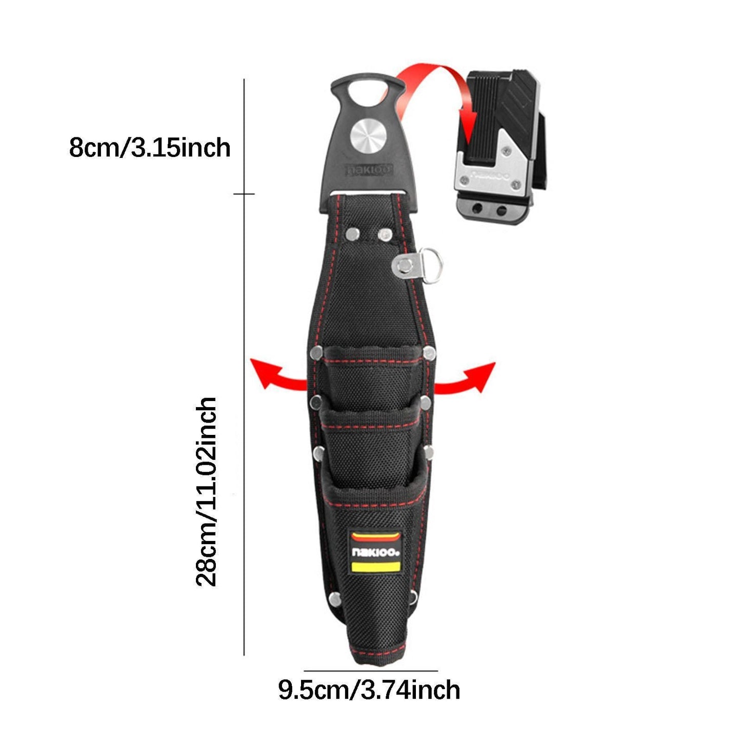 ya 26 Tool Pouch Multipurpose Tool Organization for Roofer Plumber Contractor