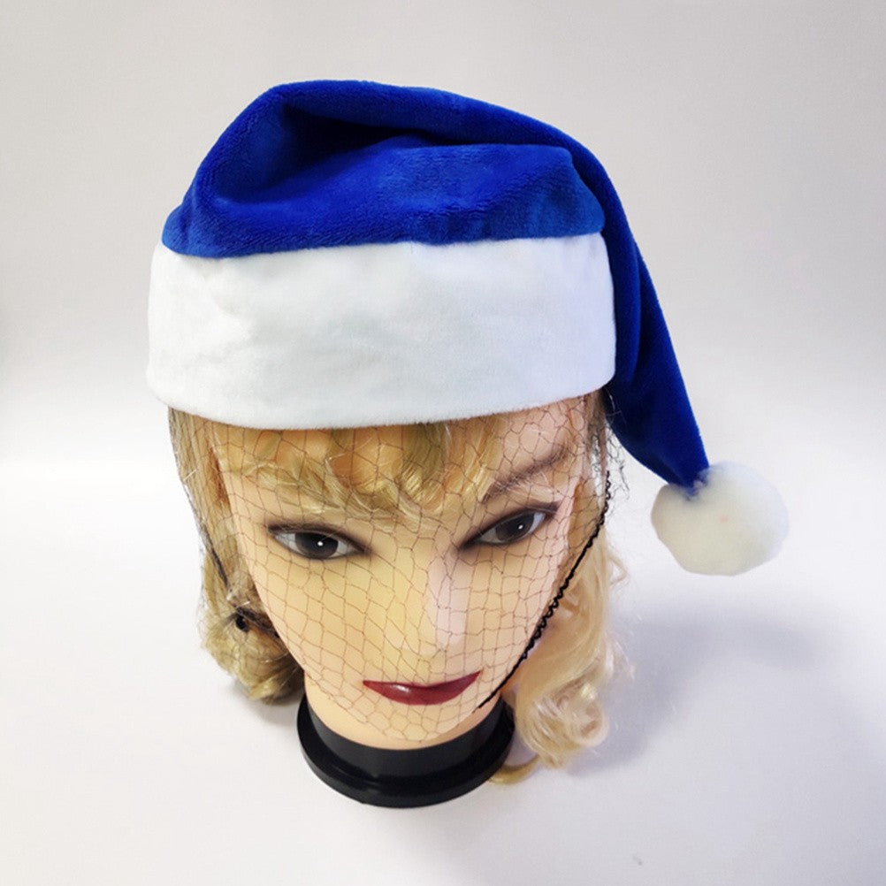 ya 25  Party Accessories Xmas Beanie Orange Santas Hat Claus Hats
