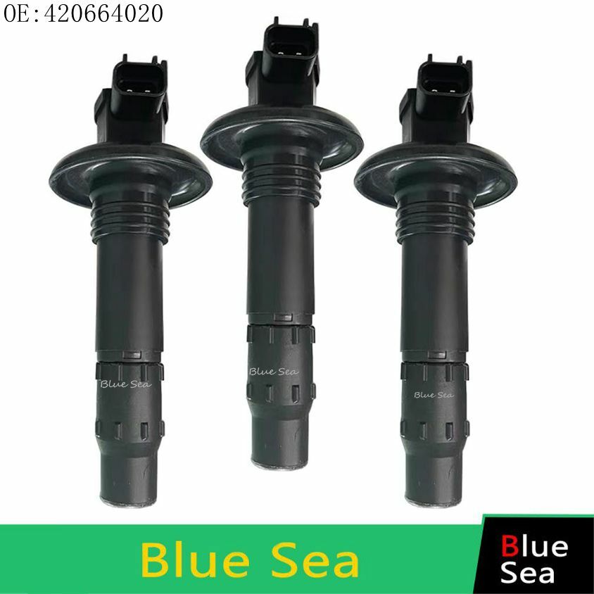ya 1 7.8 3Pcs Ignition Coil Stick 20664020 For SeaDoo GTX RXT RXP GTI GTS GTR Wake 4TEC