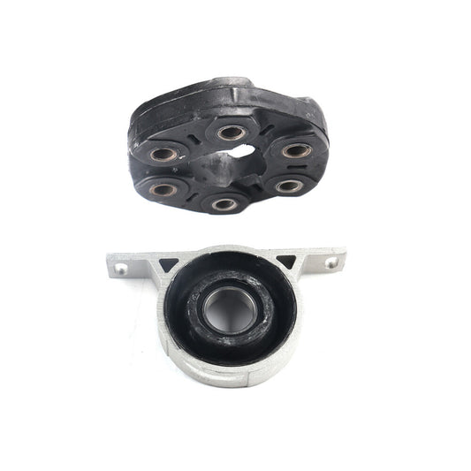 ya 4 6.17 2pcs Driveshaft Flex Disc and Center Support Bearing Fit for BMW E46 325xi 330xi