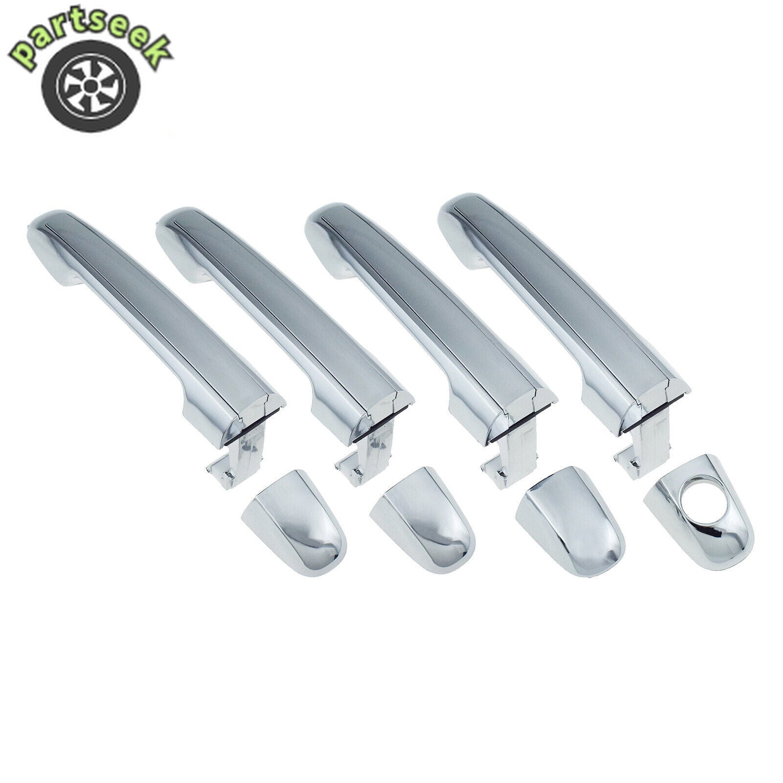 ya 13 5.27 Set Front Rear Left Right Outside Door Handle for Hyundai Sonata Sedan 2006-2010