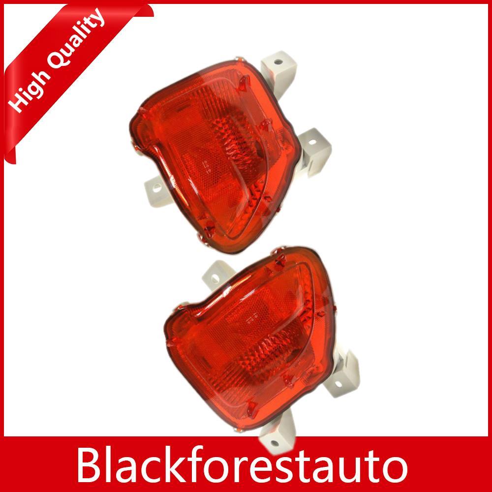 ya 13 5.27.2 2Pcs Rear Left & Right Side Bumper Tail Fog Light Fits For RAV4 2005-2012