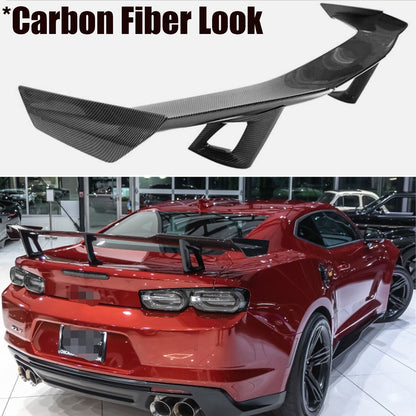 ya 11 10.28 Carbon ABS Rear Wing Trunk Spoiler for Chevy Camaro 2016-2022 ZL1 1LE Style