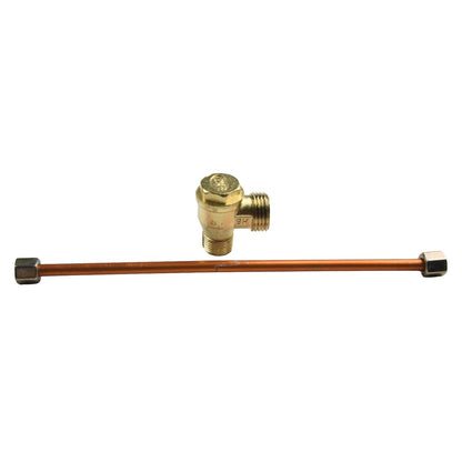 ya 14 200mm Exhaust Tube with 3-Port Zinc Alloy Check Valve For Air Compressor Parts