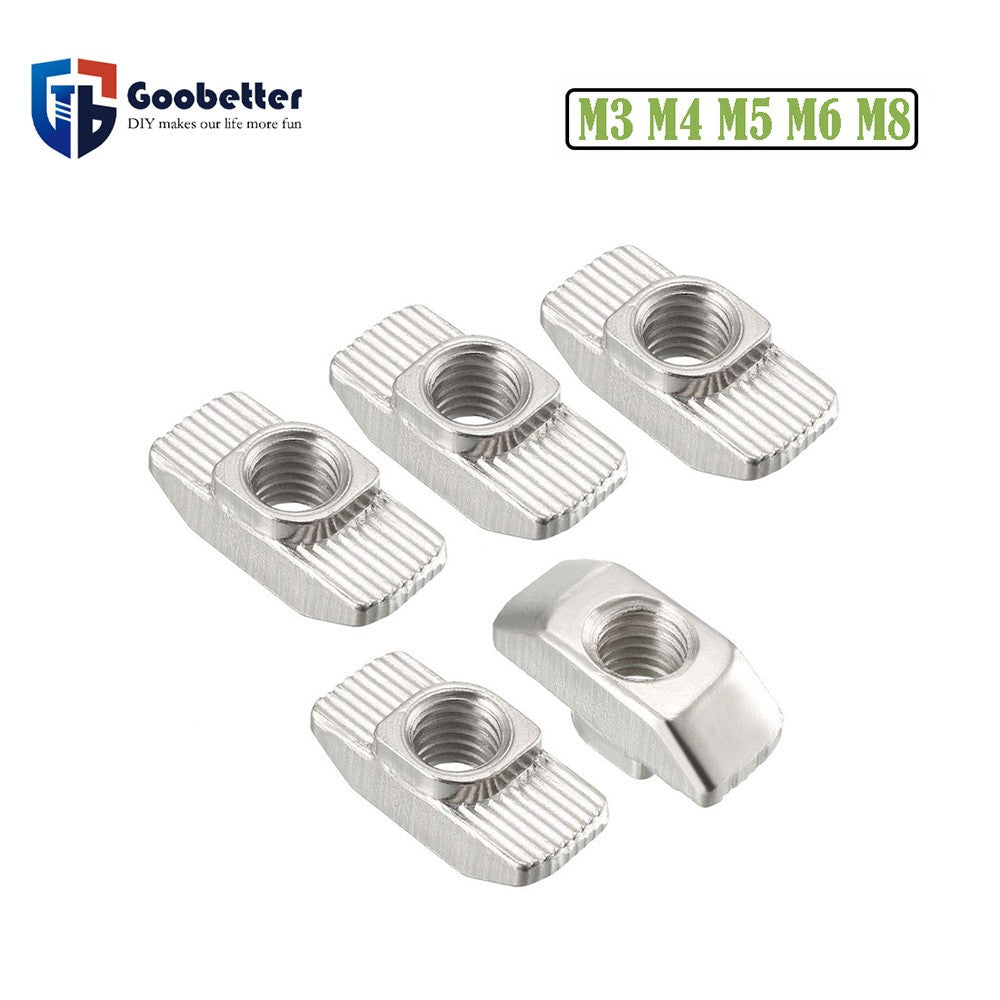 T-nut M3 M4 M5 M6 M8 M10 Sliding Tee Nut Aluminium Extrusion 20 30 40 45 Series