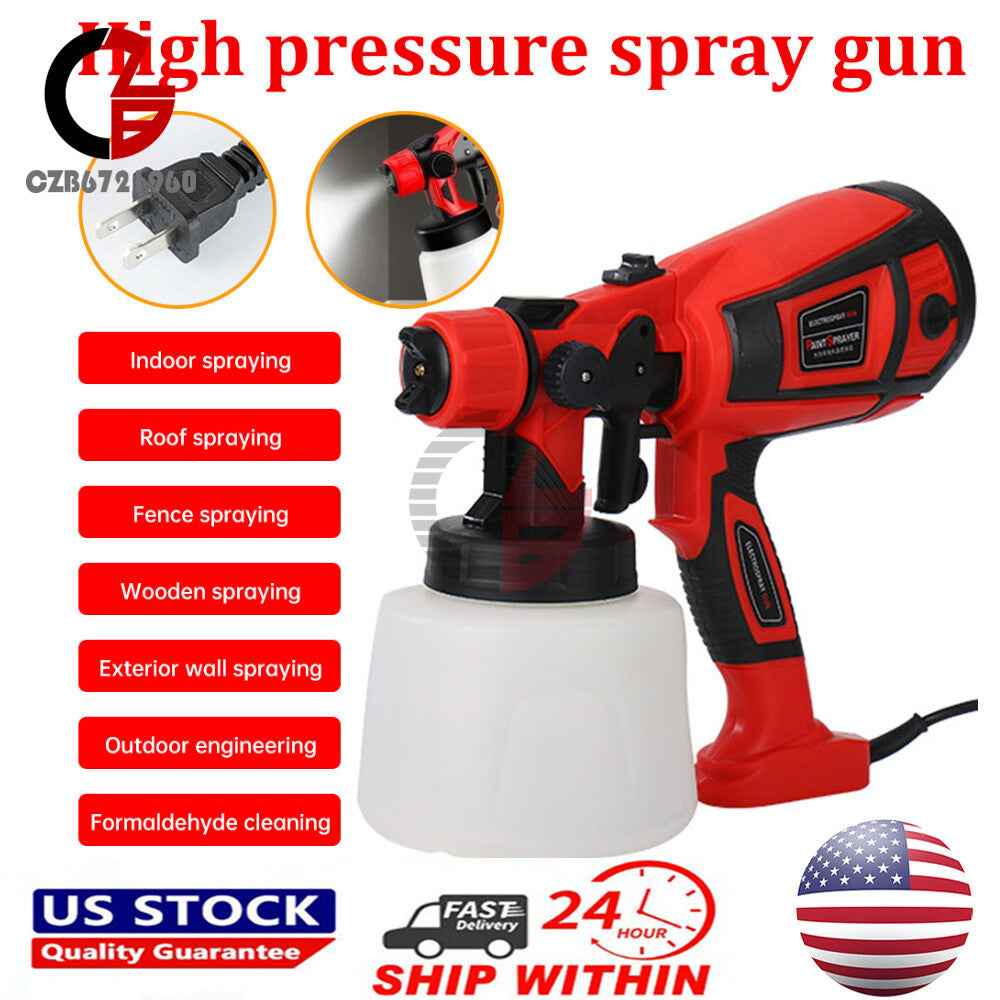 ya 26 High Pressure Wired Electric Paint Sprayer Handheld Paint Spray Painting Tool US