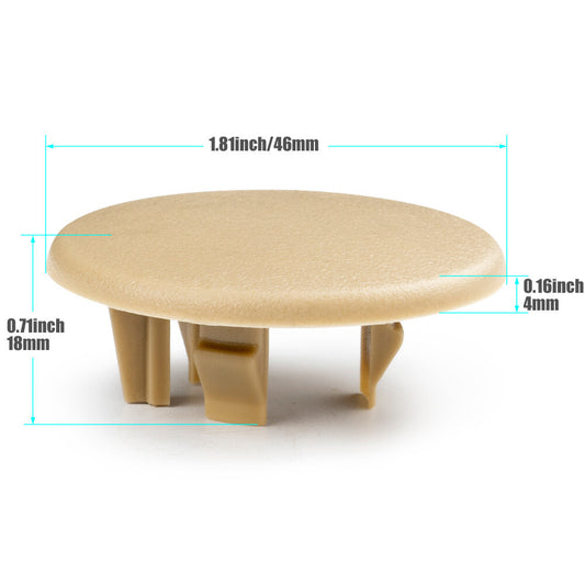 ya 8 5.26 2PCS Beige Rear Armrest for SEAT Bolt Cover Cap Fit For TAHOE for GMC for Yukon XL 2007-2018