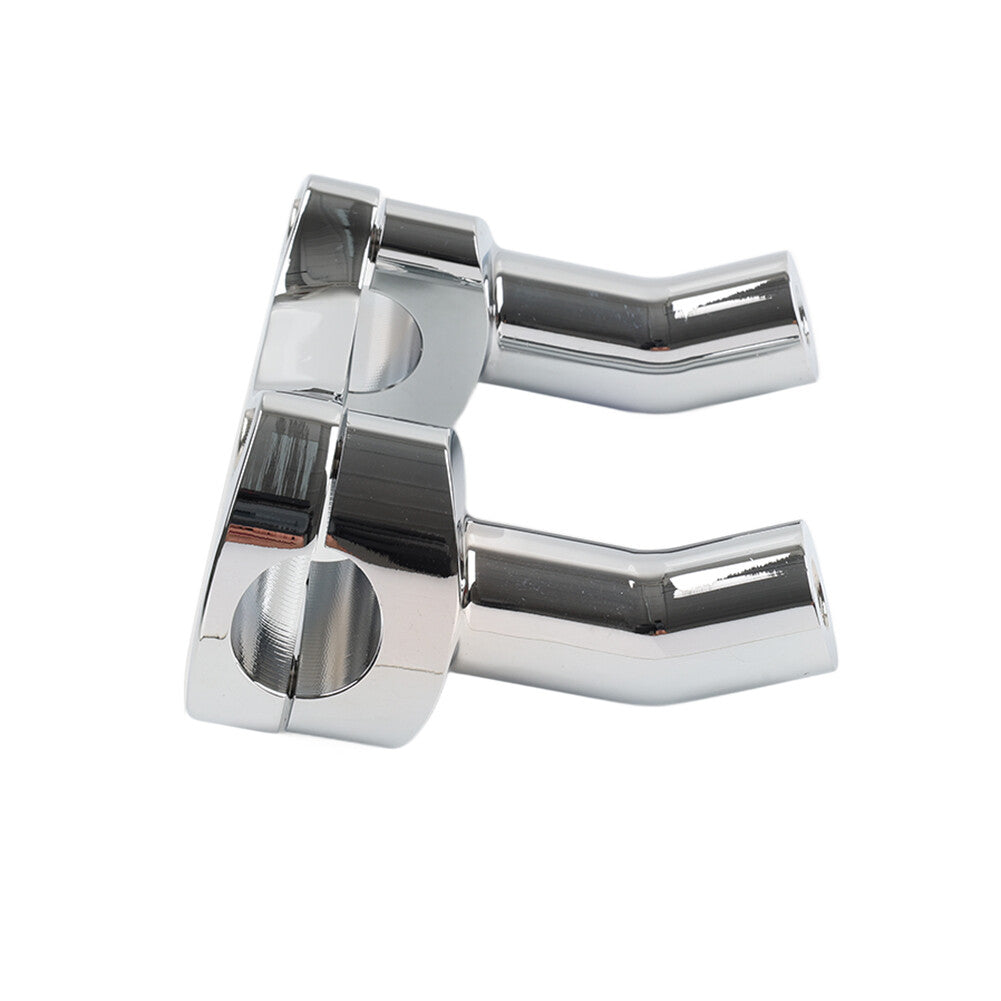 ya 5 8.7 Top Cover 3.5 Handlebar Risers Clamp Chrome for Harley Dyna Softail Sportster