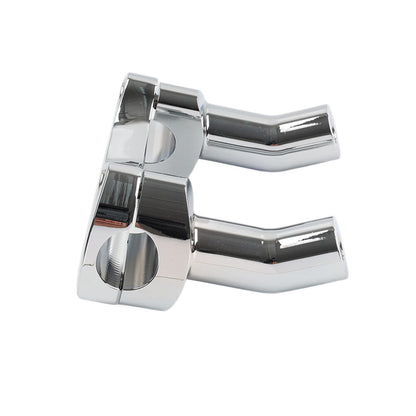 ya 5 8.7 Top Cover 3.5 Handlebar Risers Clamp Chrome for Harley Dyna Softail Sportster