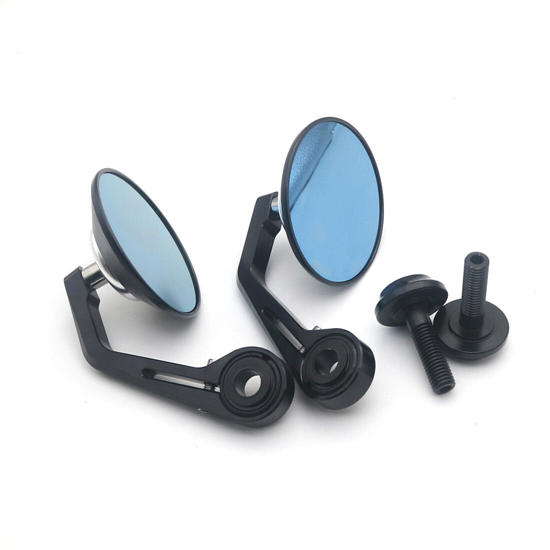 ya 4 6.21 Black CNC Handlebar end Round Side Mirror M12 Bolt for BMW R nineT HP4 S1000R