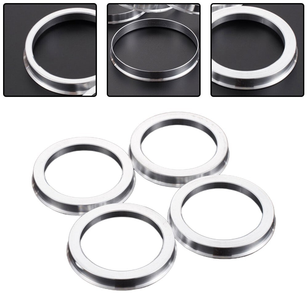 ya 5 8.7 Wheel Hub Centric Rings Spacer OD=70.5mm ID=66.1mm Aluminum Alloy 4Pcs