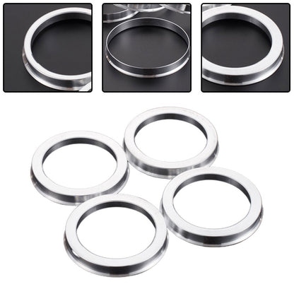ya 5 8.7 Wheel Hub Centric Rings Spacer OD=70.5mm ID=66.1mm Aluminum Alloy 4Pcs