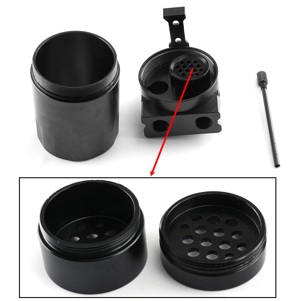 ya 1 8.5.4 Aluminum Universal Oil Tank Kit Reservoir Confused Tank with Breathing Filter 