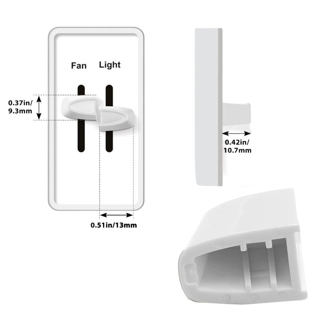 ya 15 10.20 4 Pack Dimmer Knobs for Fan Light Switch