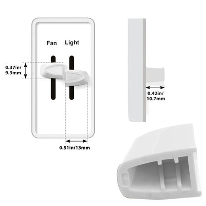 ya 15 10.20 4 Pack Dimmer Knobs for Fan Light Switch