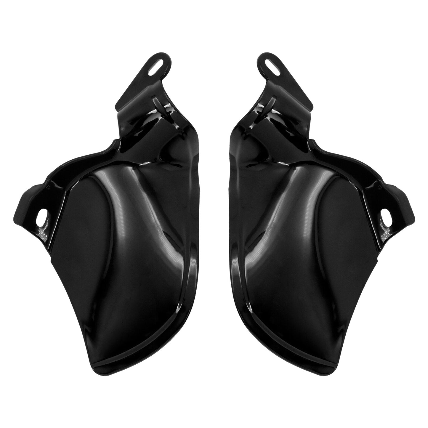 ya 5 8.7 Black Saddle Heat Shield Air Deflectors for Harley Softail Fat Boy Breakout 18+