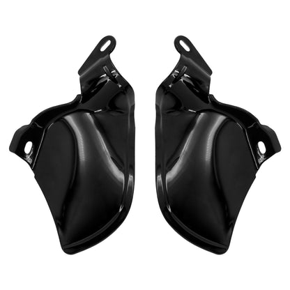 ya 5 8.7 Black Saddle Heat Shield Air Deflectors for Harley Softail Fat Boy Breakout 18+