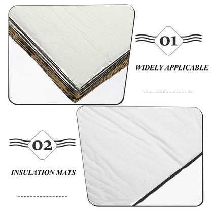 ya 5 8.7 10 Pcs Car Thermal Insulation Pads Sound Proofing Mat Shield
