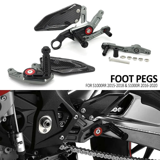 ya 11 6.8 for BMW S1000RR S1000R Footrest Kit Foot Peg Rear Adjustable Footrest 2015-2019
