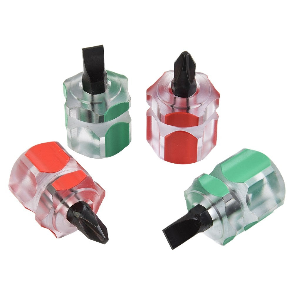 ya 26 4pcs Small Flat Head /Cross-Head Screw Driver Screwdriver Repair Tools