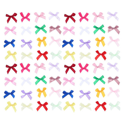 ya 25 200 Pcs Pre-Tied Bow Party Gift Crafts Ribbon Bows for Bowknot Or ments