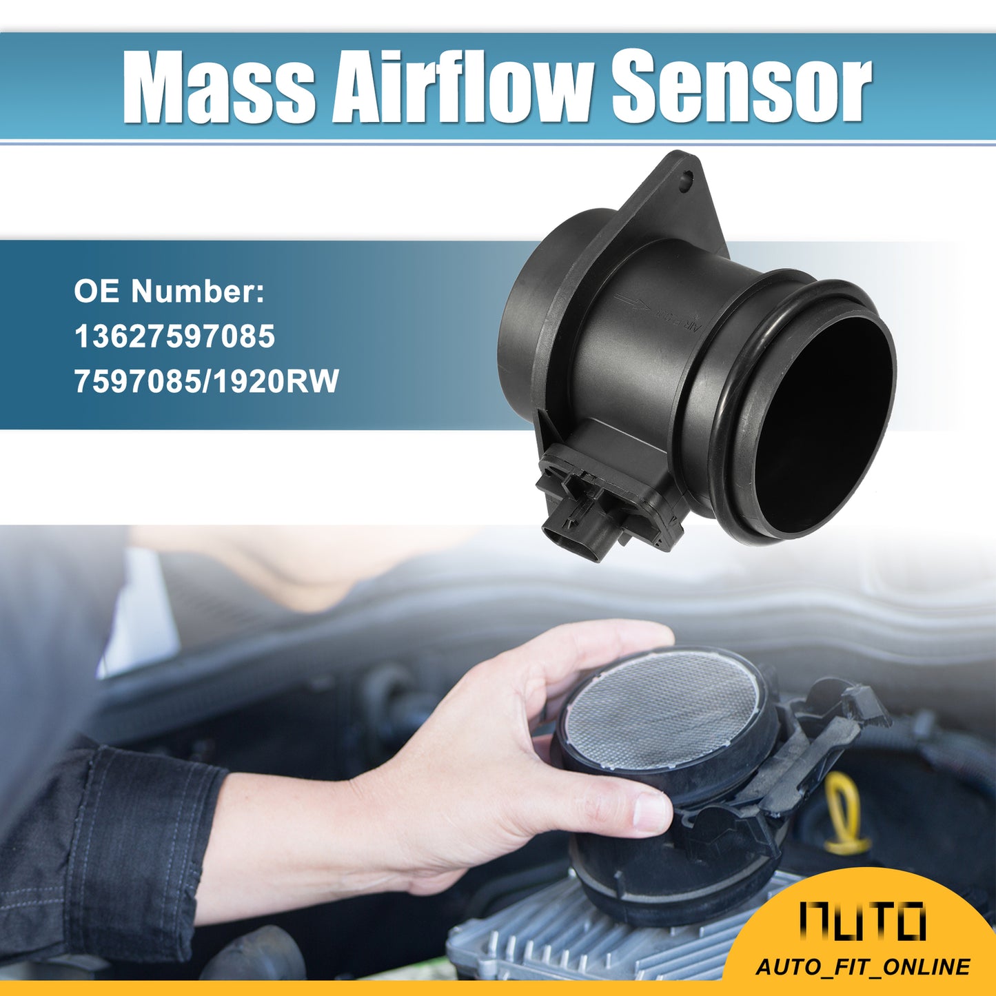 ya 1 8.5.3 Mass Air Flow Meter MAF Sensor Single for Mini Cooper Countryman