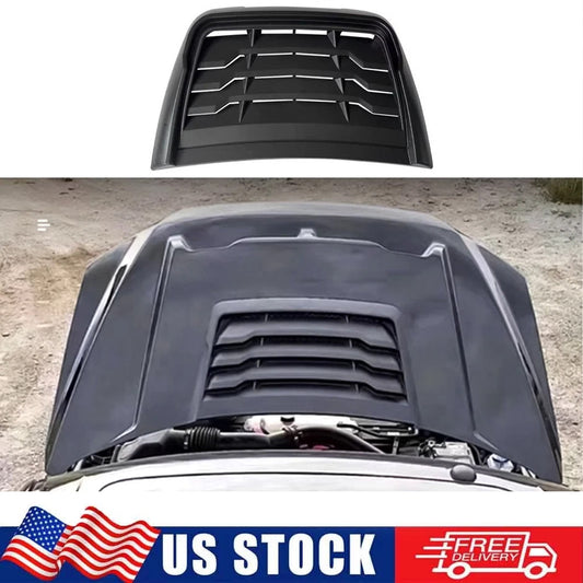 ya 1 6.30 for for Nissan Frontier Matte Black Air Flow Intake Hood Scoop Vent Bonnet Cover