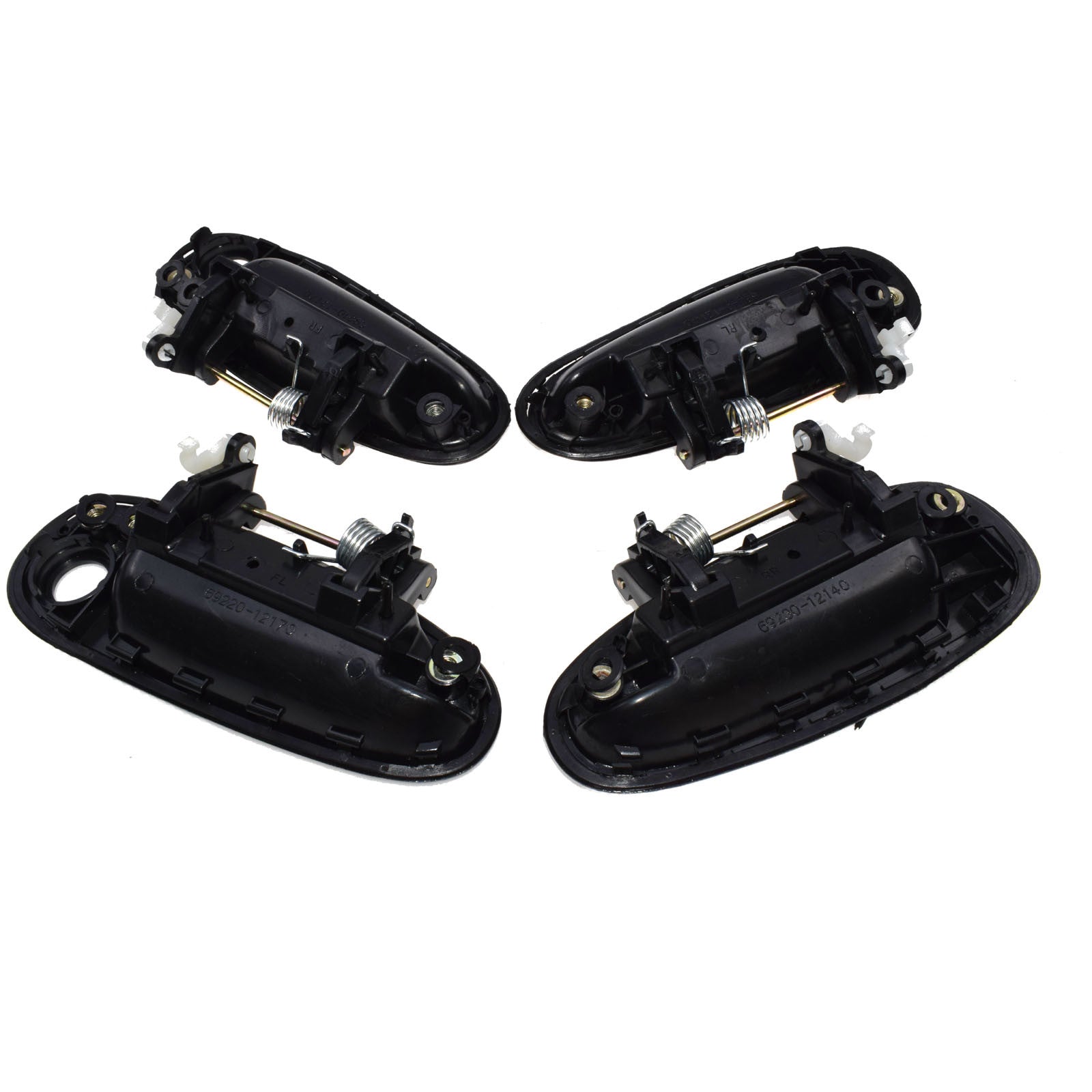 ya 5 8.7 for Toyota for COROLLA 93-97 exterior door handle front and rear left black 4 pcs 