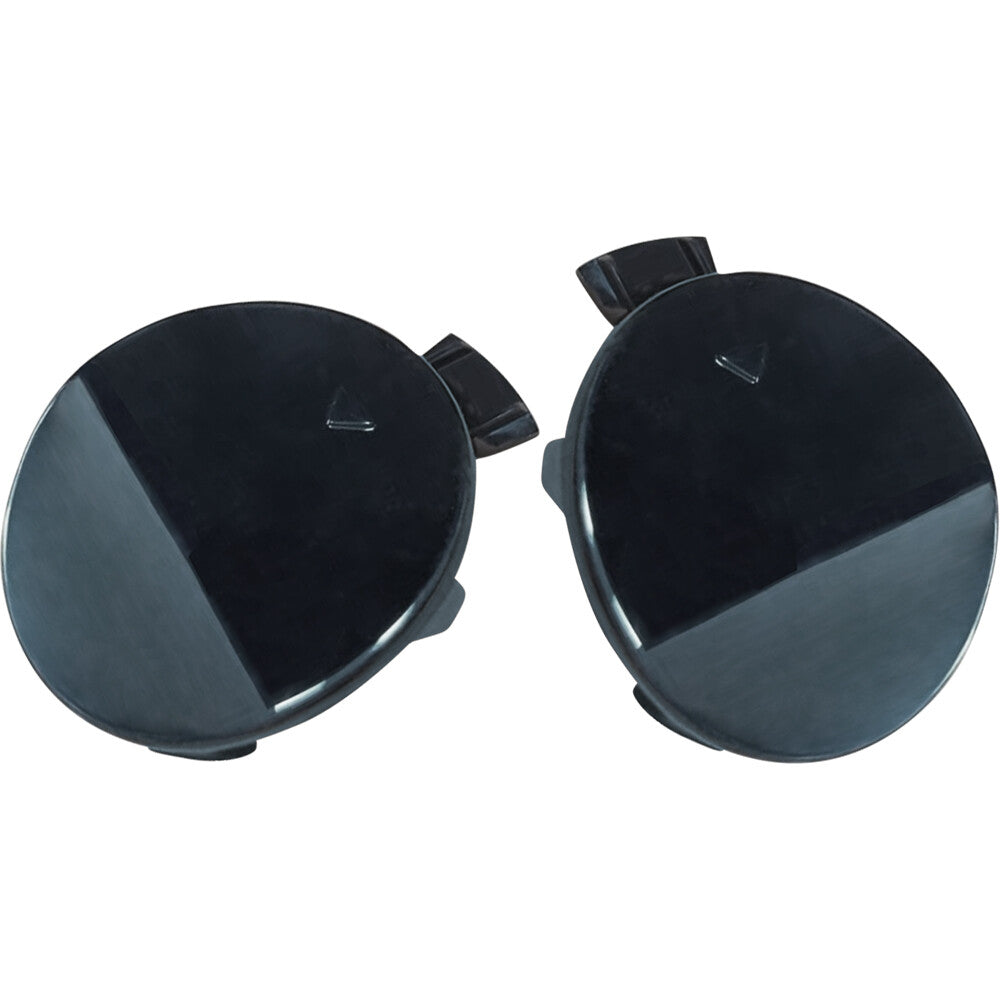 ya 27 6.18 Pair Front LH & RH Bumper Tow Hook Eye Cover Unpainted Fits for X5 E70 X6 E71