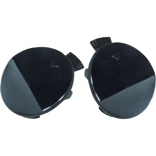 ya 27 6.18 Pair Front LH & RH Bumper Tow Hook Eye Cover Unpainted Fits for X5 E70 X6 E71