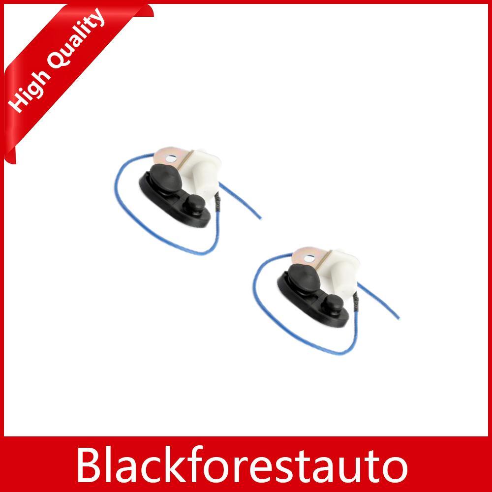 ya 13 Set of 2 Universal Car Vehicle Inner Door Light Lamp Switch Push Button -Black