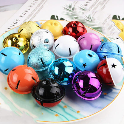 ya 5 8.7 4 Pcs Bell Ornaments Multicolor Pendants Christmas Bells Colorful Jingle