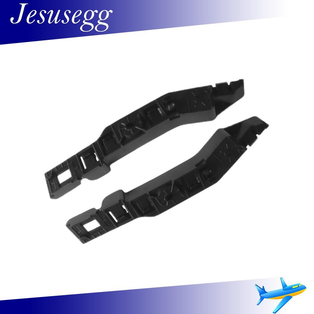 ya 27 6.18.2 2x Front Fascia Support Bumper Bracket LH&RH for 2019-2021 for Jeep Cherokee Black