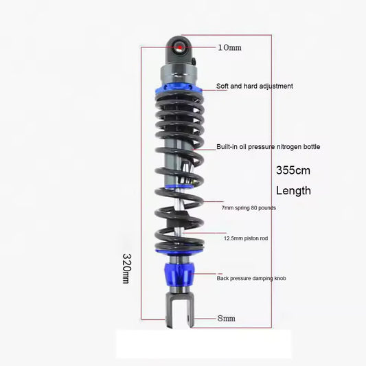 ya 5 8.7 Durable Motorcycle Shock Absorber for Yamaha for FORCE RSZ BWS 125CC Suspension
