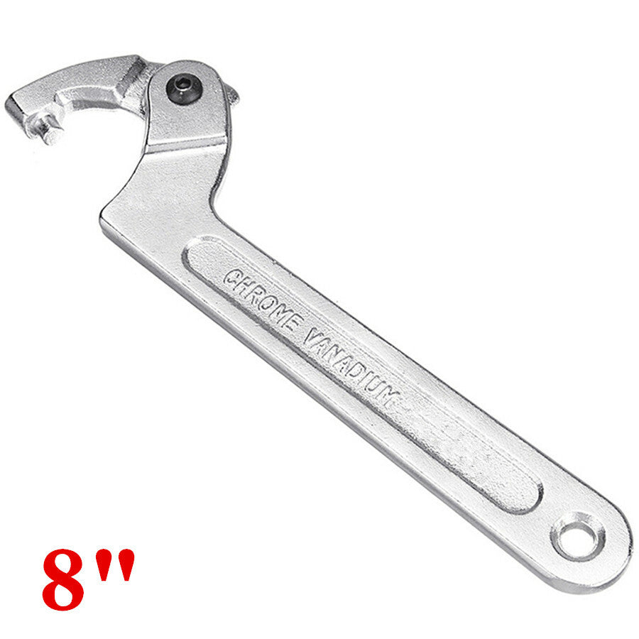 ya 5 8.7 Adjustable Motorcycle ATV Tool Shock Absorber C Clamp Spanner Hook Wrench 8
